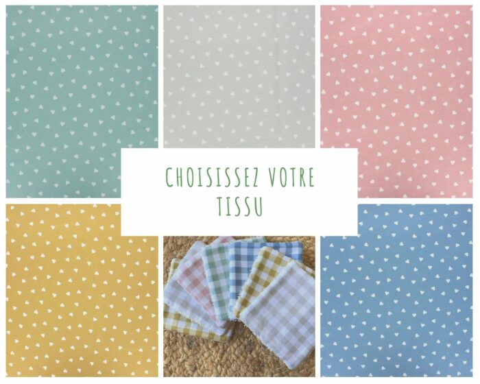 Lot de 3 chouchous enfant en coton bio, 35 coloris au choix – Image 6