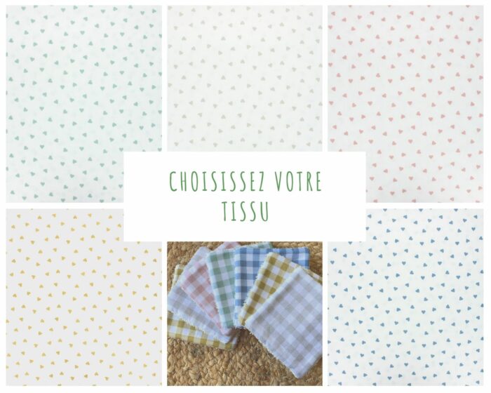 Lot de 3 chouchous enfant en coton bio, 35 coloris au choix – Image 7