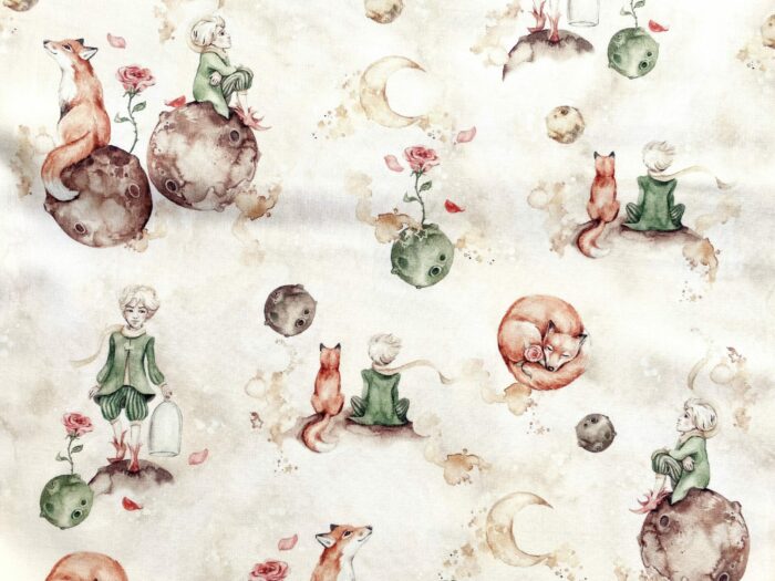 Serviette de table Enfants Garcon et le renard – Image 3