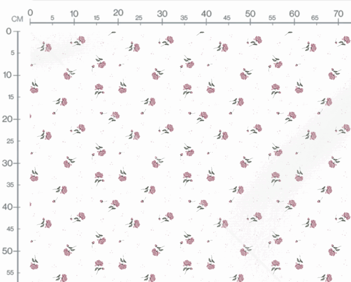 Tissu Imprimé Fleuri Petites Pivoines, 7 tissus au choix – Image 2