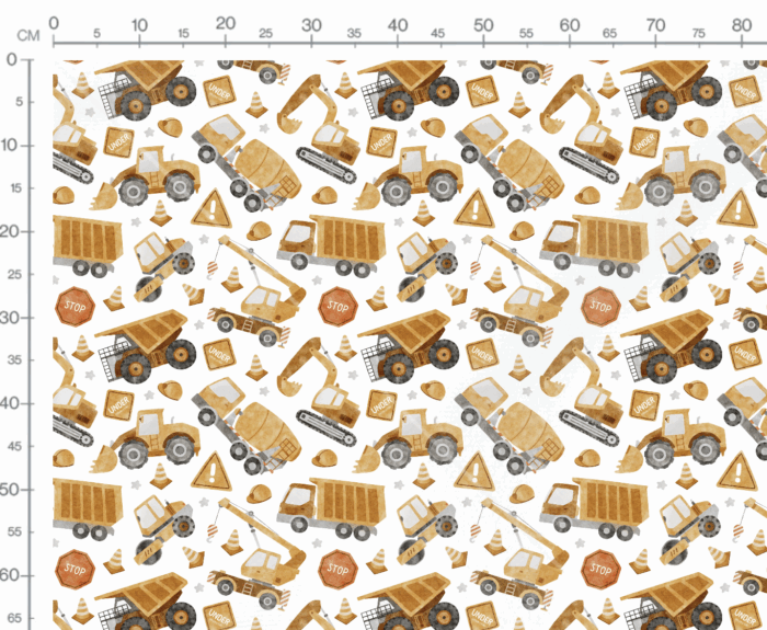 Tissu Imprimé Camions, 7 tissus au choix – Image 3