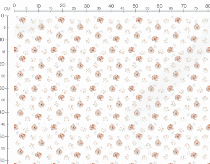 Tissu Imprimé Fleuri Douceur Roses, 7 tissus au choix – Image 3
