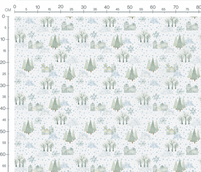 Tissu Imprimé Hiver Douceur, 7 tissus au choix – Image 3