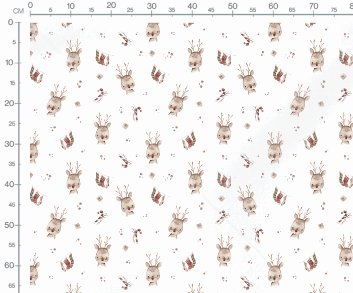 Tissu Imprimé Noel Renne Adorable, 7 tissus au choix – Image 2