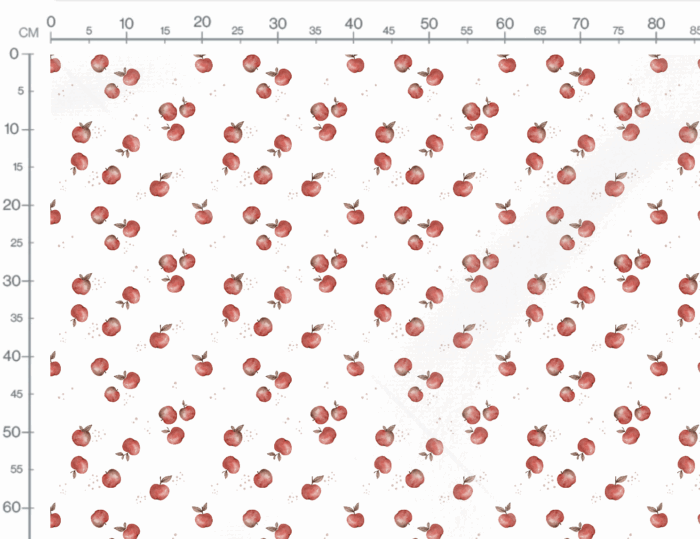 Tissu Imprimé Petites Pommes, 7 tissus au choix – Image 3