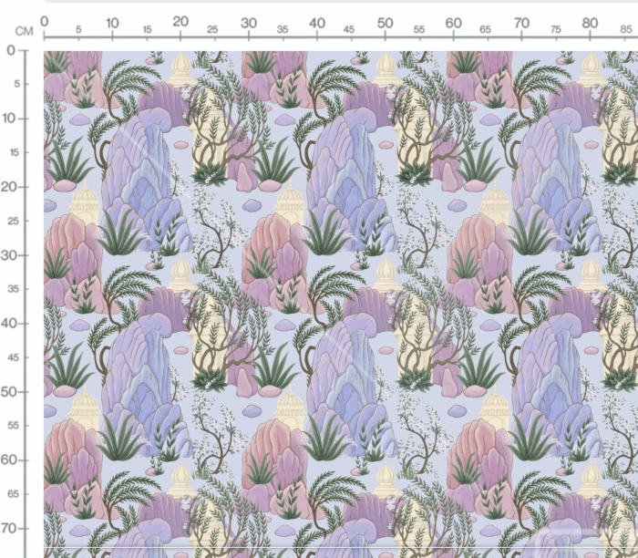 Tissu Imprimé Savane Abstrait Fleuri, 7 tissus au choix – Image 3