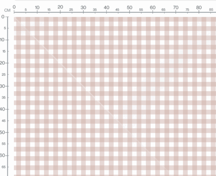 Tissu Imprimé Carreaux Vichy Rose Pale, 7 tissus au choix – Image 3