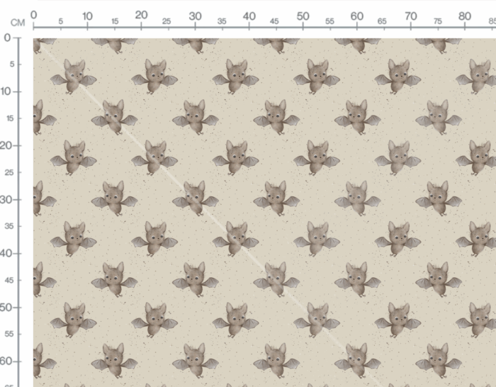 Tissu Imprimé Bébé Chauve Souris, 7 tissus au choix – Image 3
