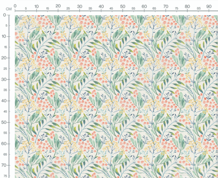 Tissu Imprimé Champs de Fleurs Sauvages, 7 tissus au choix – Image 3