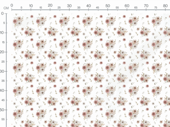 Tissu Imprimé Fleuri Bouquet Douceur, 10 tissus au choix – Image 3