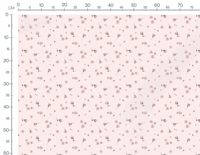 Tissu Imprimé Fleuri Petites Fleurs Fond Rose, 7 tissus au choix – Image 3