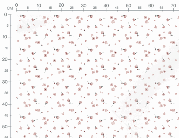 Tissu Imprimé Fleuri Petites Fleurs Rose, 7 tissus au choix – Image 2