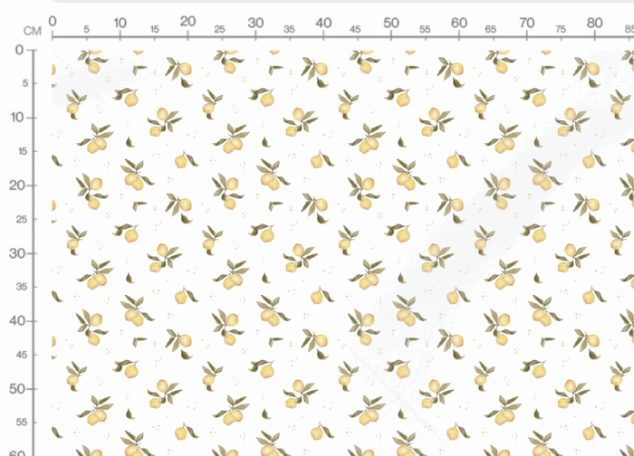 Tissu Imprimé Fruits Citrons, 10 tissus au choix – Image 2