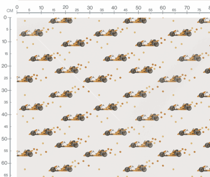 Tissu Imprimé Kart Aquarelle, 7 tissus au choix – Image 3