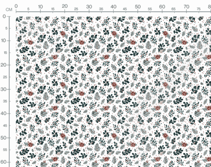 Tissu Imprimé Noel Nature, 7 tissus au choix – Image 3
