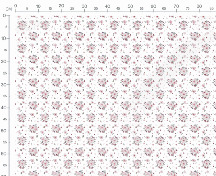 Tissu Imprimé Petites Fleurs Bonheur, 7 tissus au choix – Image 3