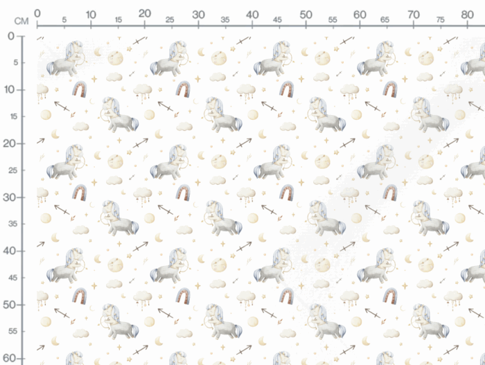 Tissu Imprimé Signe Astro Sagittaire, 10 tissus au choix – Image 2