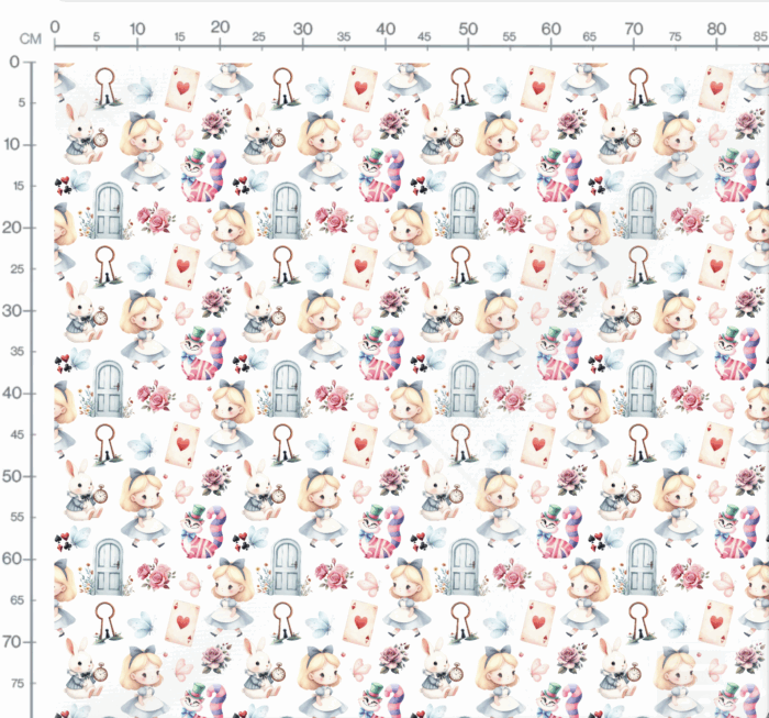 Tissu Exclusif Alice Merveille, 7 tissus au choix – Image 3