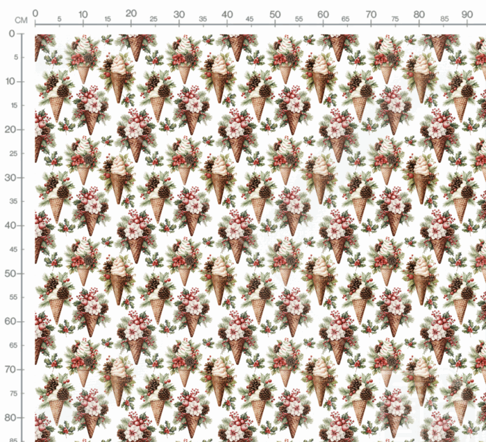 Tissu Imprimé Exclusif Noel Glaces, 11 tissus au choix – Image 4