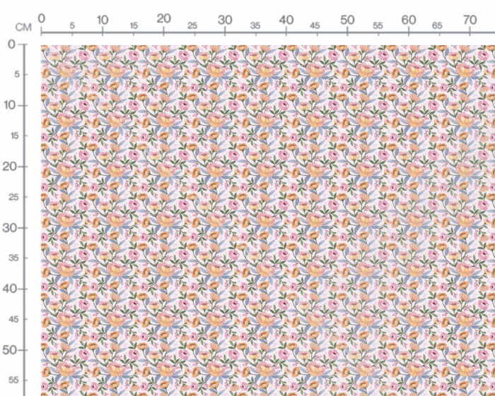 Tissu Imprimé Fleuri Aurelia Rose Petit, 7 tissus au choix – Image 3