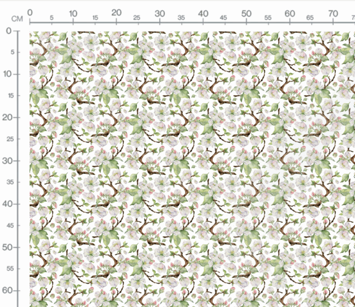 Tissu Imprimé Fleuri Karine, 7 tissus au choix – Image 3