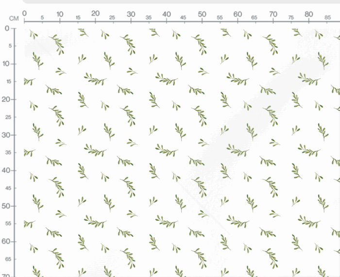 Tissu Imprimé Gui Fleurs Blanc, 7 tissus au choix – Image 3