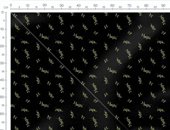 Tissu Imprimé Gui Fleurs Noir, 7 tissus au choix – Image 3