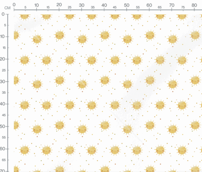Tissu Imprimé Petit Soleil Heureux, 7 tissus au choix – Image 3