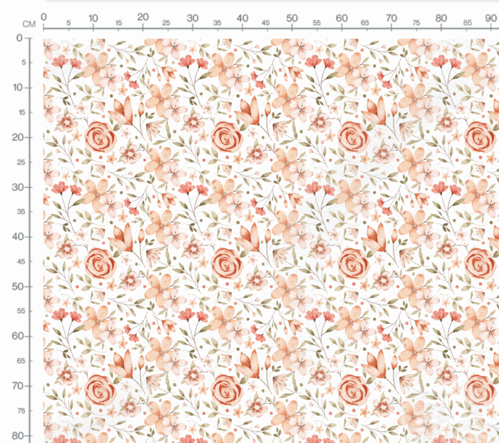 Tissu Imprimé Fleuri Douceur de Fleurs, 7 tissus au choix – Image 3
