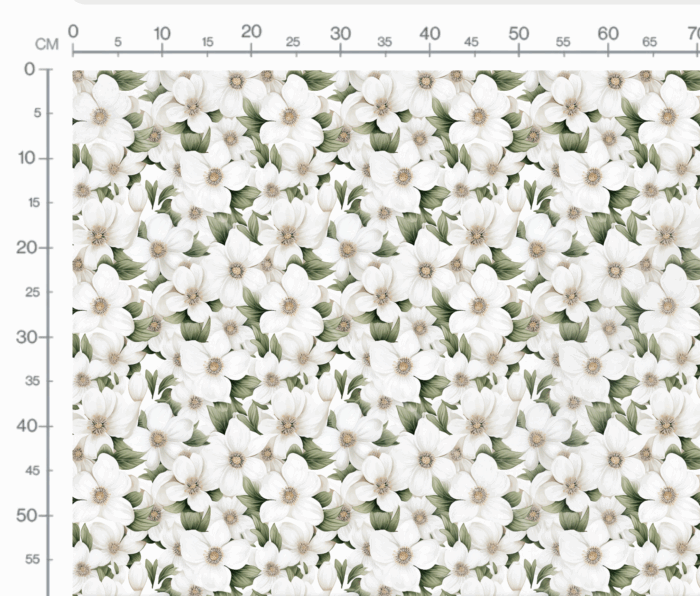 Tissu Imprimé Fleuri Lucie, 7 tissus au choix – Image 3