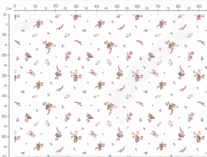 Tissu Imprimé Fleuri Leonie, 7 tissus au choix – Image 3