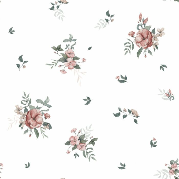 Tissu Imprimé Fleuri Madeleine, 7 tissus au choix