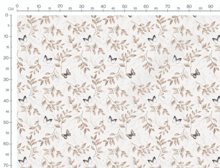 Tissu Imprimé Papillons Ludivine, 7 tissus au choix – Image 3