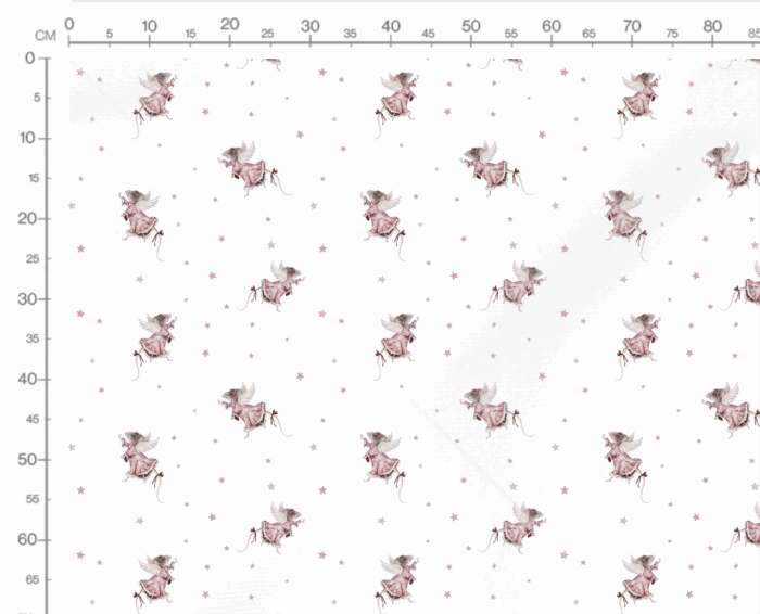 Tissu Imprimé Souris Magique Blanc, 7 tissus au choix – Image 3