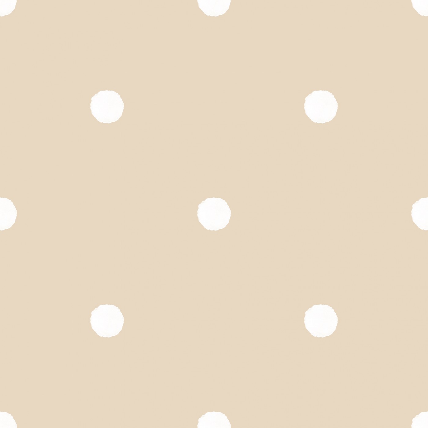 Tissu Imprimé Pois Blanc Beige, 10 tissus au choix