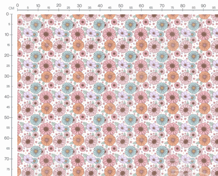 Tissu Fleuri Joie de Vivre Laetitia Petit, 10 tissus au choix – Image 3