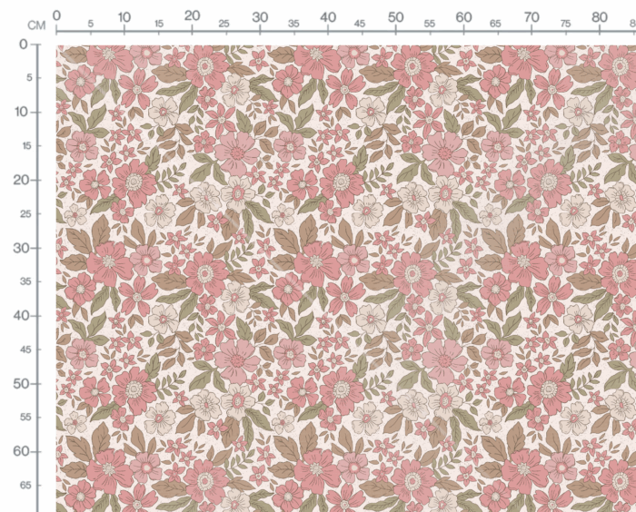 Tissu Fleuri Joie de Vivre Marie Grand, 10 tissus au choix – Image 3