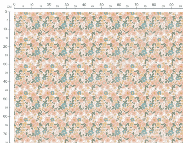 Tissu Fleuri Joie de Vivre Melanie Petit, 10 tissus au choix – Image 3