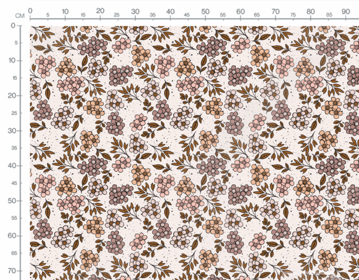 Tissu Fleuri Joie de Vivre Cindy Grand, 10 tissus au choix – Image 3