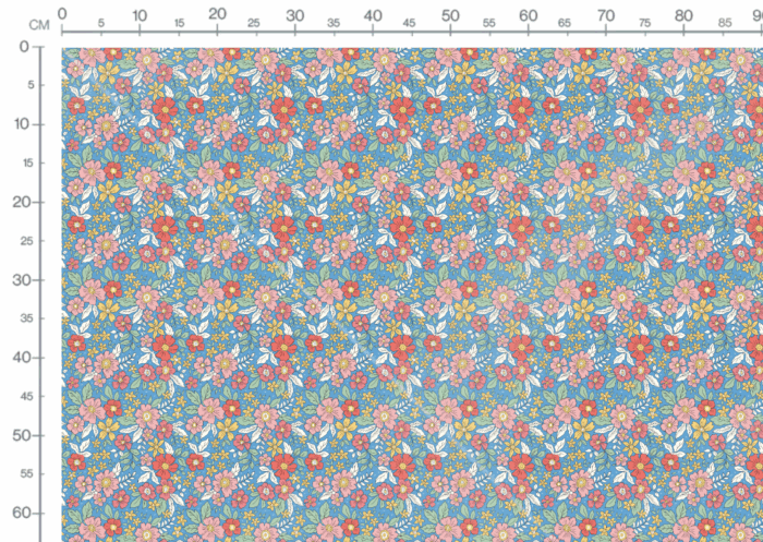 Tissu Fleuri Joie de Vivre Fanny Petit, 10 tissus au choix – Image 3