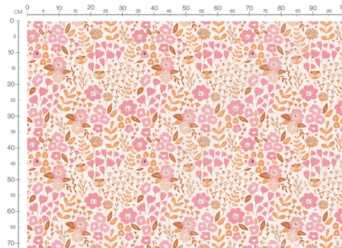 Tissu Fleuri Joie de Vivre Samantha Grand, 10 tissus au choix – Image 3