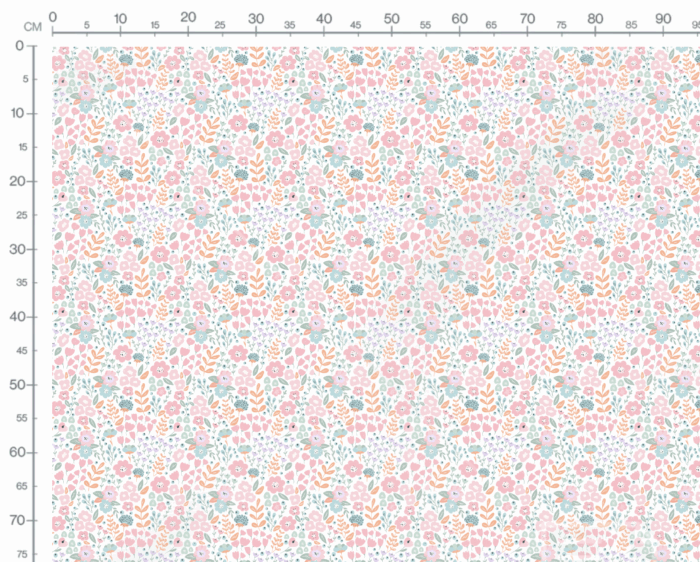 Tissu Fleuri Joie de Vivre Sandra Petit, 10 tissus au choix – Image 3