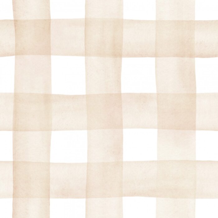 Tissu Imprimé Vichy Aquarelle Grand, 4 coloris et 10 tissus au choix