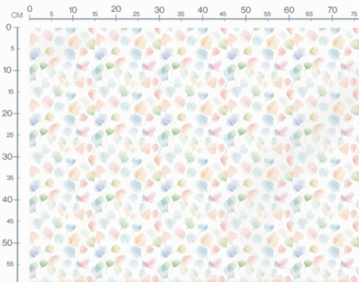 Tissu Imprimé Feuilles Joie de Vivre, 10 tissus au choix – Image 3