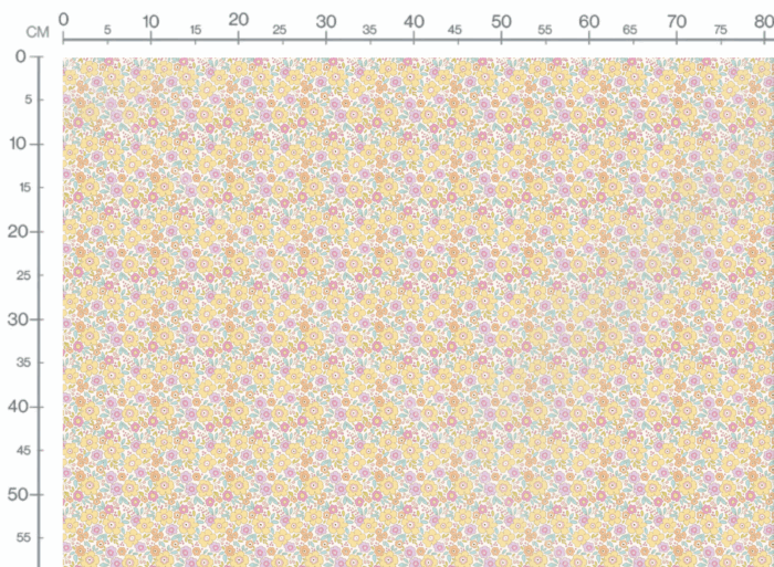 Tissu Fleuri Joie de Vivre Camille Petit, 10 tissus au choix – Image 4