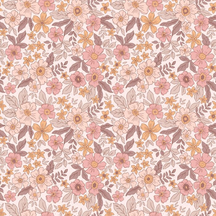 Tissu Fleuri Joie de Vivre Audrey Petit, 10 tissus au choix