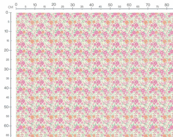 Tissu Fleuri Joie de Vivre Celine Petit, 10 tissus au choix – Image 4