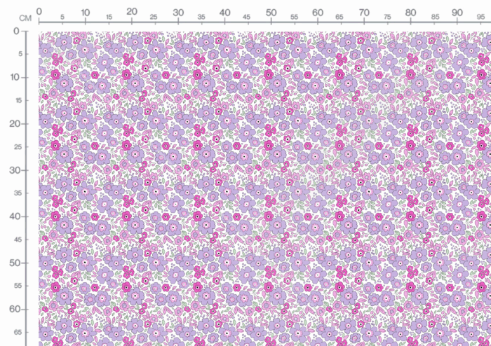 Tissu Fleuri Joie de Vivre Chloe Petit, 10 tissus au choix – Image 2