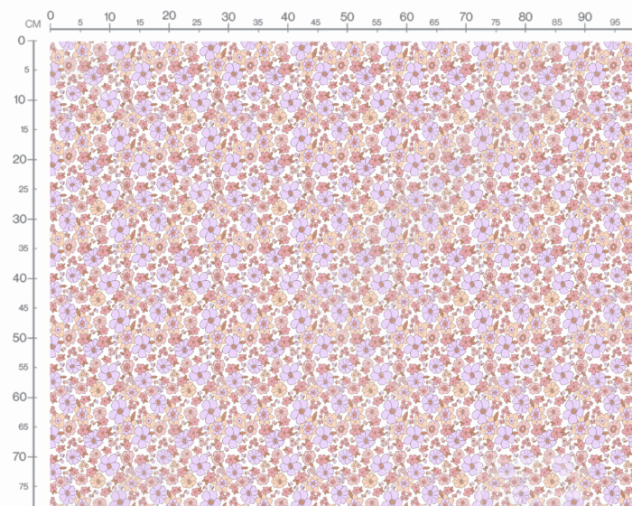 Tissu Fleuri Joie de Vivre Claire Grand, 10 tissus au choix – Image 3