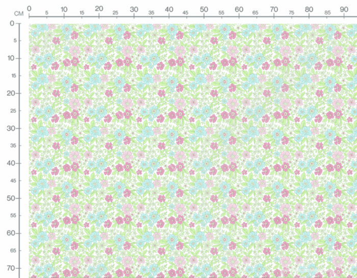 Tissu Fleuri Joie de Vivre Elodie Petit, 10 tissus au choix – Image 3